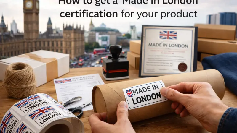 How to get a Made in London certification for your product