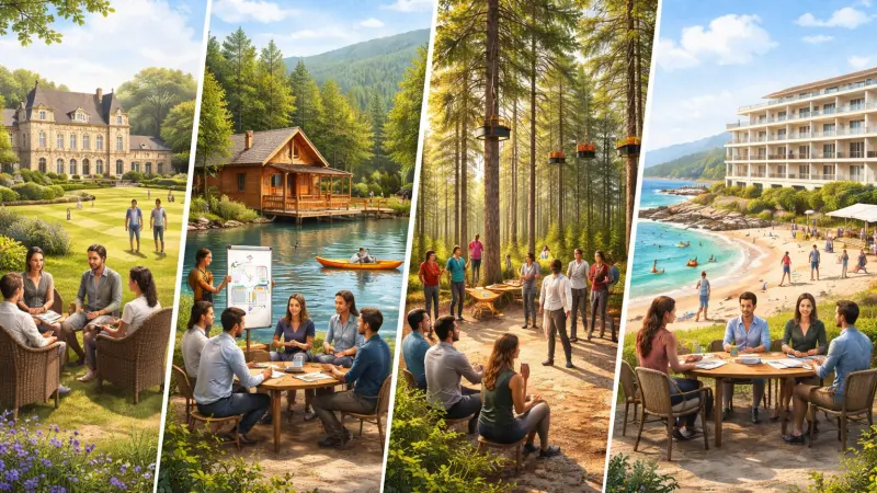 Best places for a corporate retreat within 1 hour of London