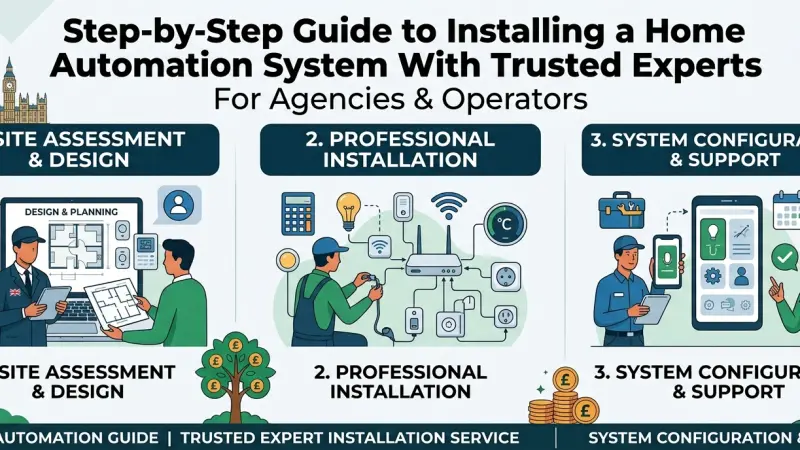 Step by Step Guide to Installing a Home Automation System With Trusted Experts