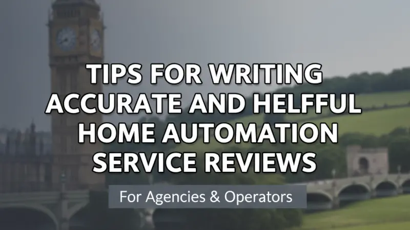 Tips for Writing Accurate and Helpful Home Automation Service Reviews