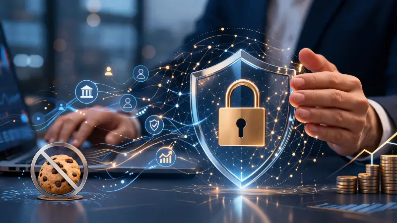 Privacy-first cookie-less marketing for finance firms