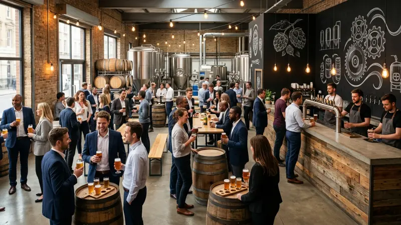 Top 10 craft breweries in London for corporate events