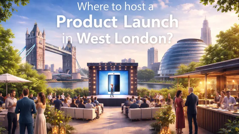 Where to host a product launch event in West London