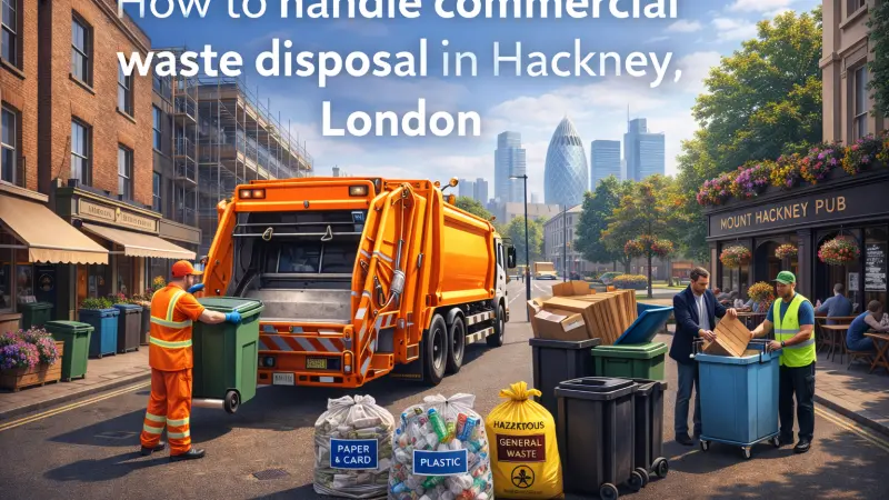 How to handle commercial waste disposal in Hackney ,london