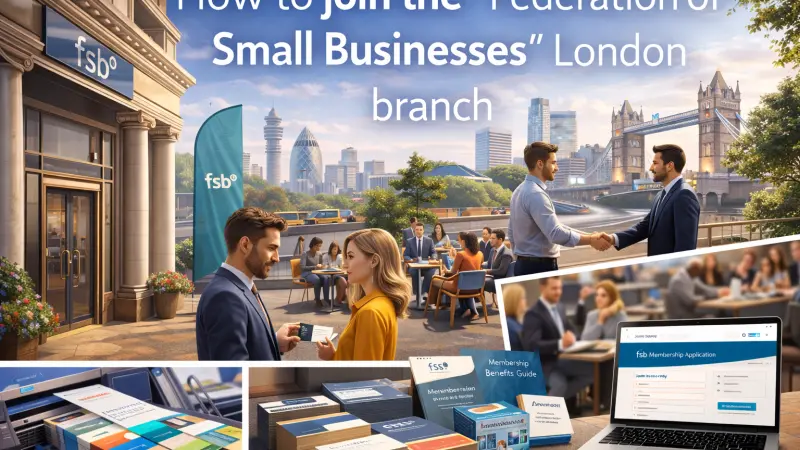 How to join the Federation of Small Businesses London branch