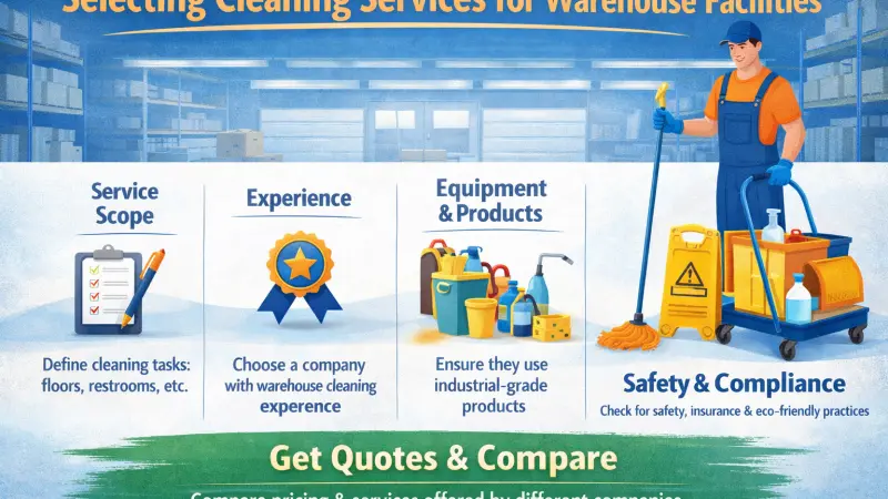 Selecting Cleaning Services for Warehouse Facilities