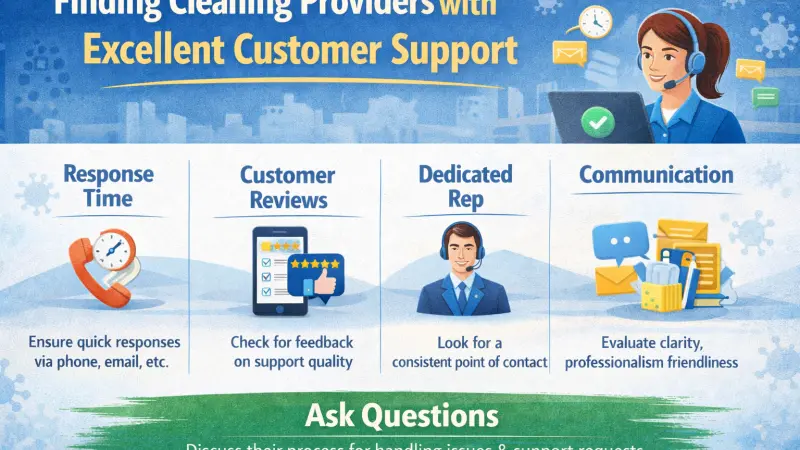 Finding Cleaning Providers with Excellent Customer Support