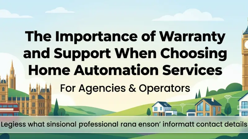 The Importance of Warranty and Support When Choosing Home Automation Services