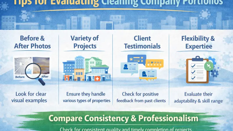 Tips for Evaluating Cleaning Company Portfolios