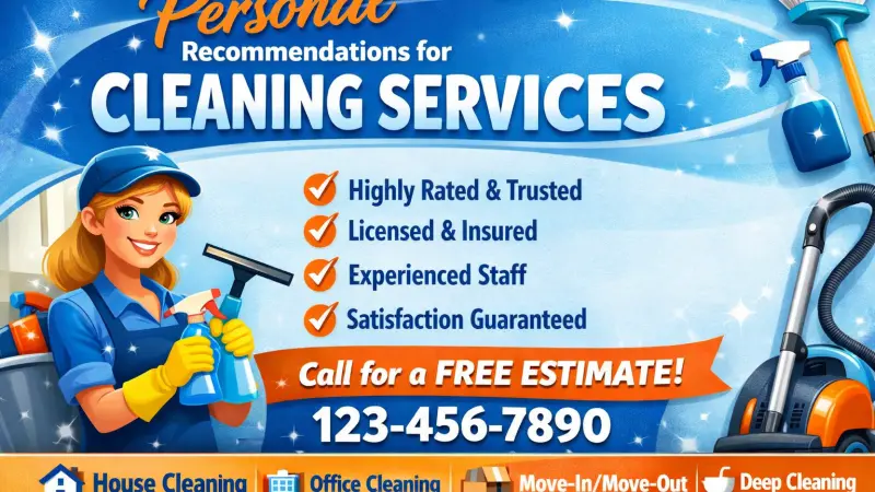 Using Personal Recommendations for Cleaning Services