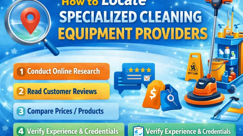 How to Locate Specialized Cleaning Equipment Providers