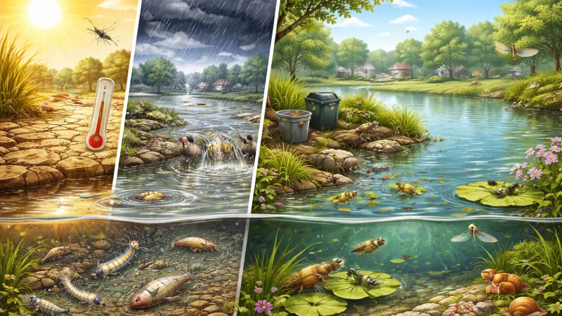The Effects of Climate on Water Pest Populations