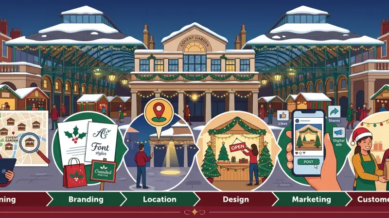 How to run a successful Christmas pop-up in Covent Garden, london