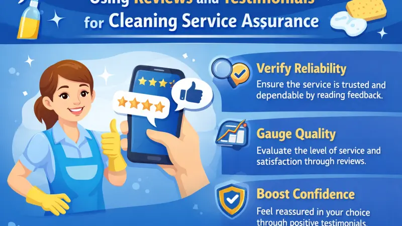 Using Reviews and Testimonials for Cleaning Service Assurance