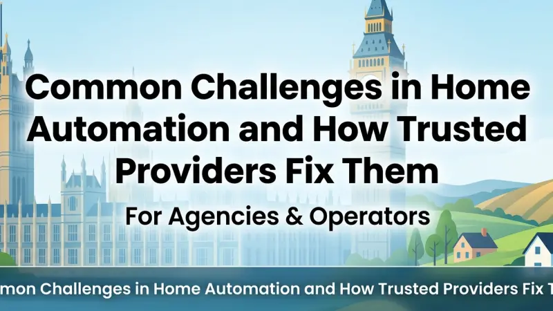 Common Challenges in Home Automation and How Trusted Providers Fix Them
