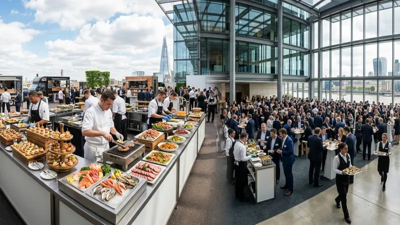 Best catering companies for large corporate events in the City