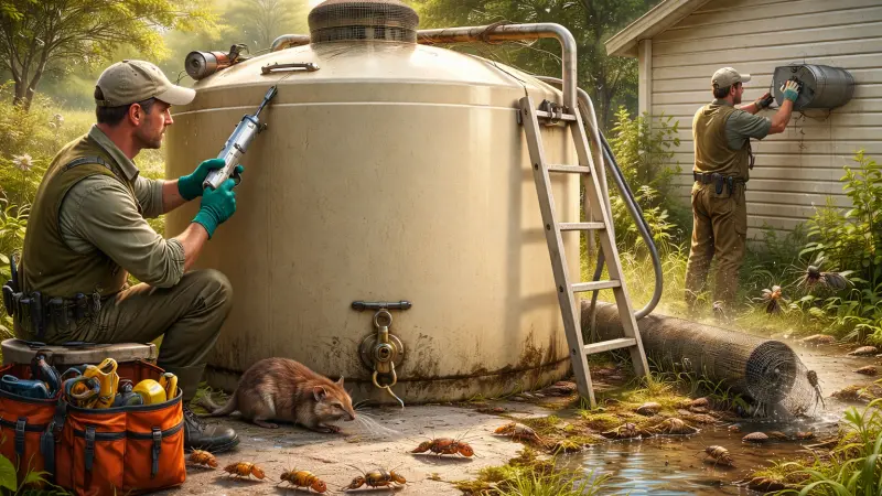 How to Protect Water Storage Tanks From Pest Infestation
