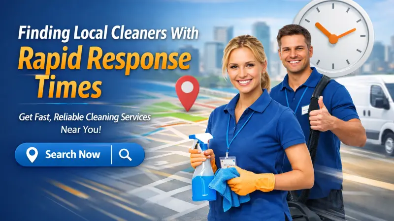 Finding Local Cleaners With Rapid Response Times