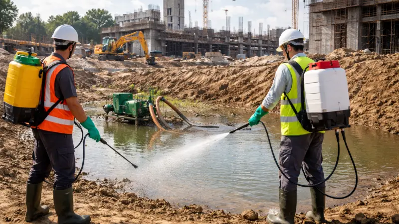 Water Pest Control Services for Construction Sites