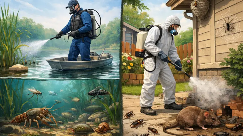 How Water Pest Control Differs From General Pest Control
