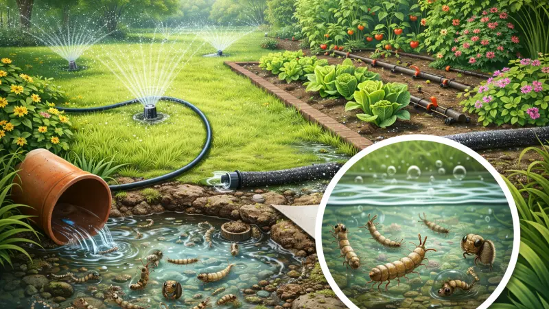 The Impact of Irrigation Systems on Water Pest Populations