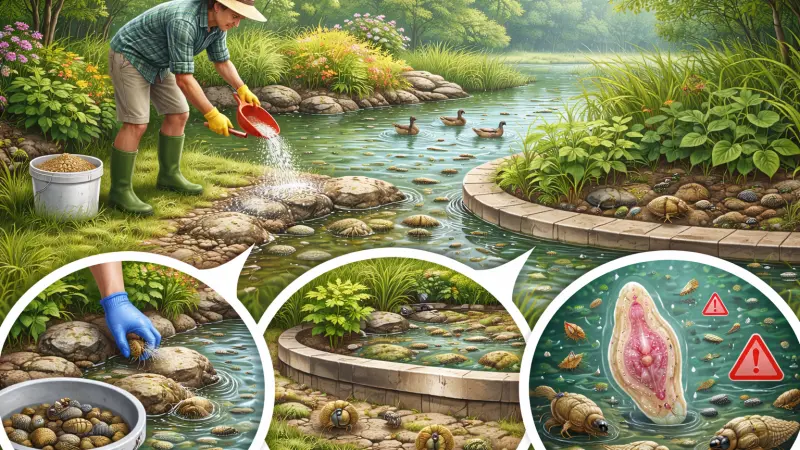 How to Control Water-Associated Snails and Their Risks