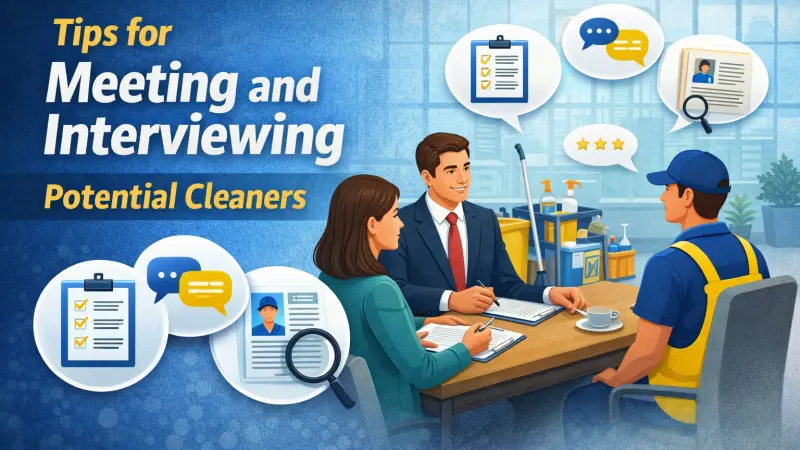 Tips for Meeting and Interviewing Potential Cleaners