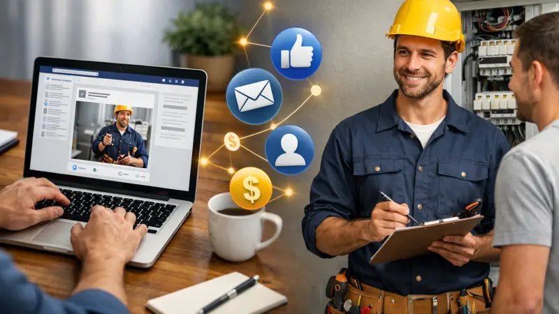 Facebook Ads for Electricians UK Generate Leads
