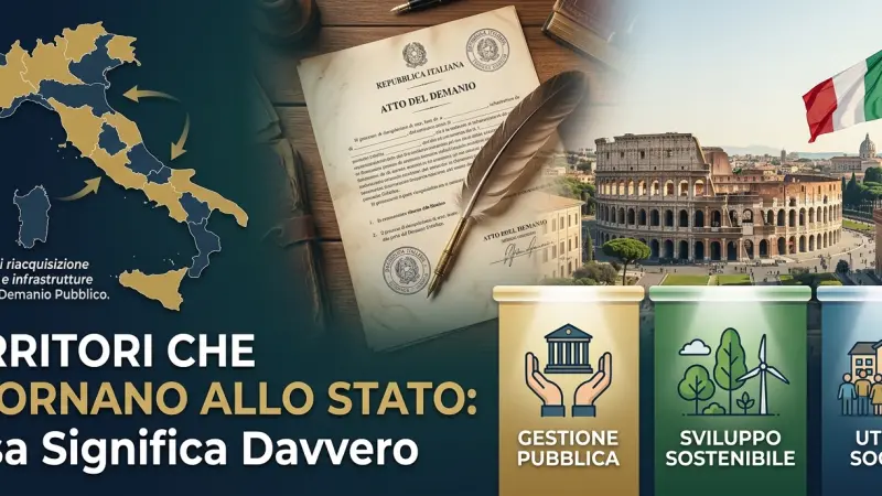 Territori che Ritornano allo Stato Cosa Significa Davvero