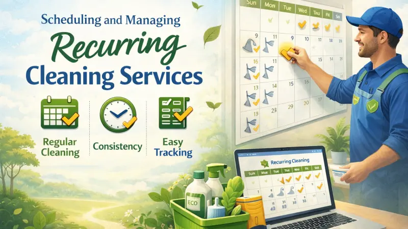 Scheduling and Managing Recurring Cleaning Services UK