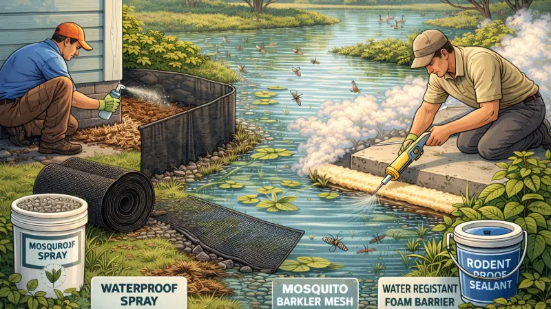 Selecting Water-Resistant Pest Control Barriers