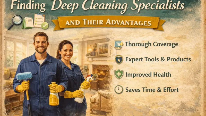Finding Deep Cleaning Specialists and Their Advantages