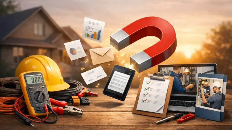 Lead Magnets for Electrical Service Clients UK Guide