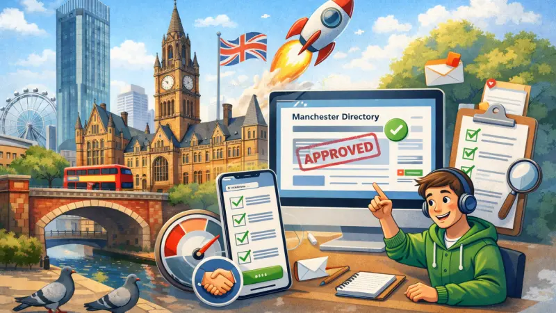 Fastest way to get listed in Manchester directories