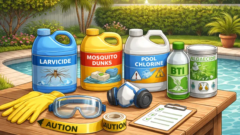 Common Water Pest Control Chemicals and Their Safety