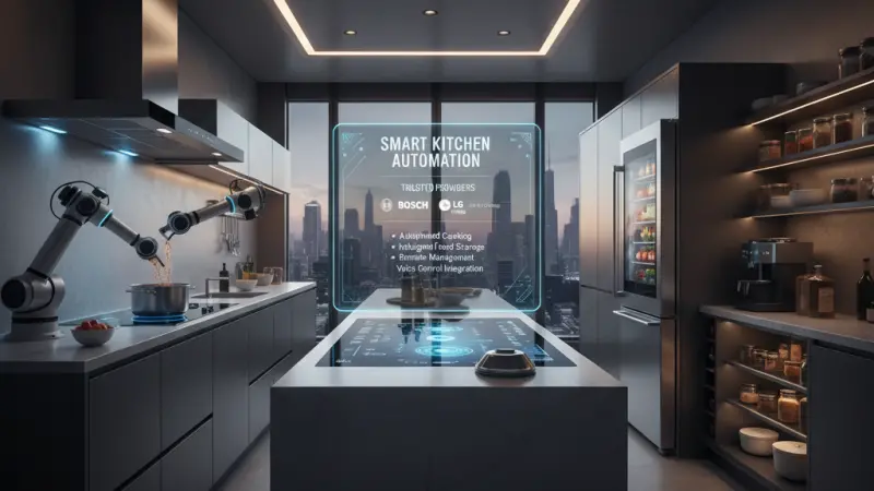 Smart Kitchen Automation Features Offered by Trusted Providers