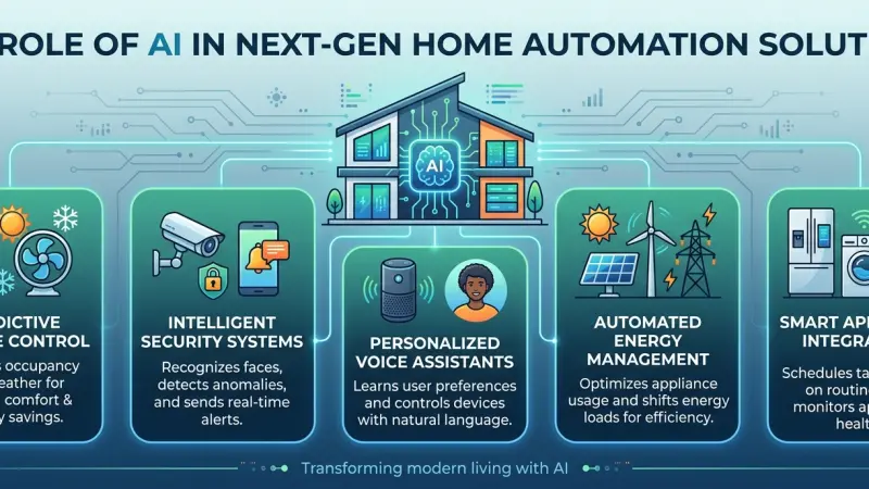 The Role of AI in Next Gen Home Automation Solutions