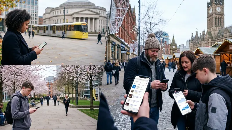 Seasonal search trends in Manchester