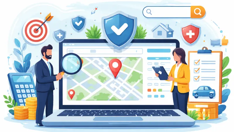 Using local SEO tactics for insurance brokers and agents