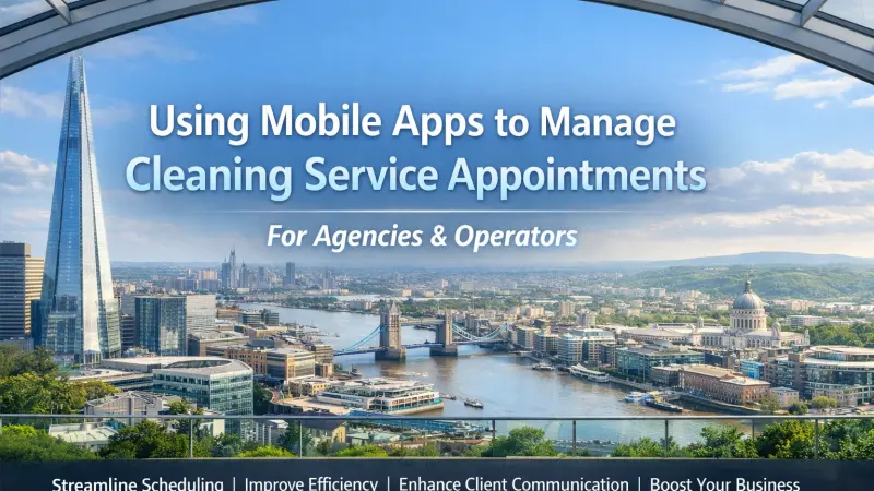 Using Mobile Apps to Manage Cleaning Service Appointments