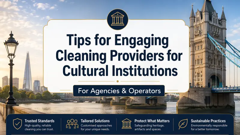 Engaging Cleaning Providers for Cultural Institutions