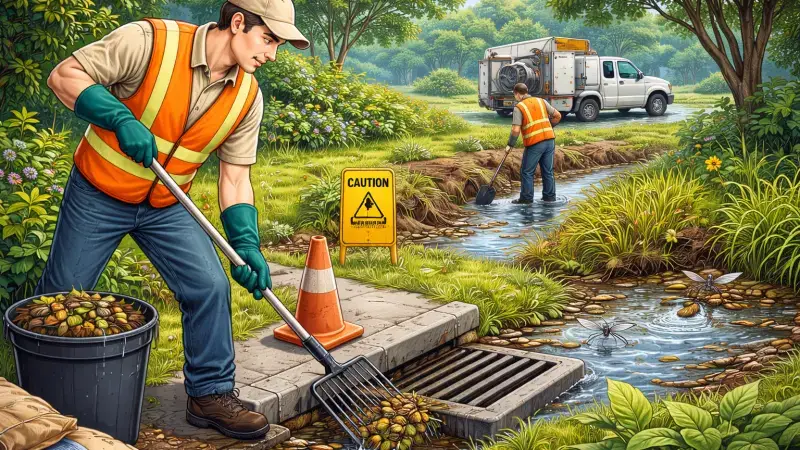 The Role of Drainage Maintenance in Water Pest Control