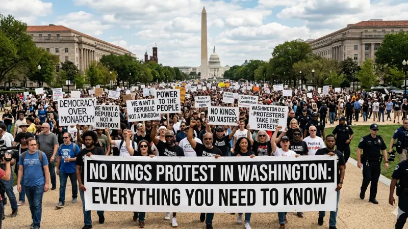 No Kings Protest in Washington Complete Guide to Dates Locations and Key Details