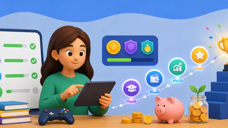 Using gamification for customer education in personal finance