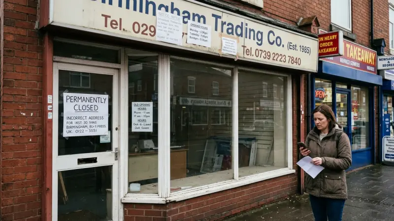 Incorrect business information issues,birmingham