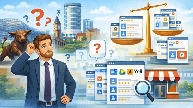 How many directory listings does a Birmingham business need