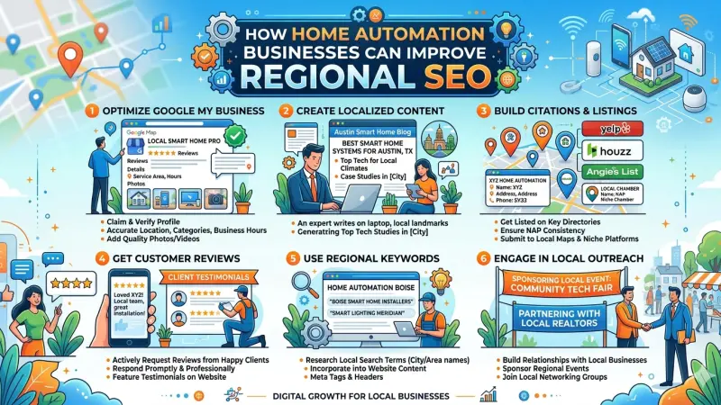 How Home Automation Businesses Can Improve Regional SEO