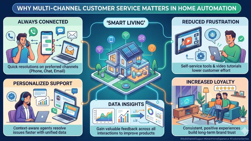 Why Multi Channel Customer Service Matters in Home Automation