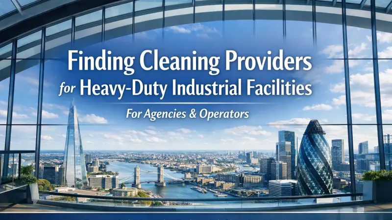 Finding Cleaning Providers for Heavy-Duty Industrial Facilities