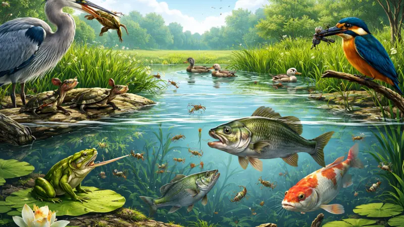 Using Natural Predators For Water Pest Management